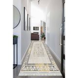 Motto Hali Otantik Perla Soft Yolluk Kaymaz Tabanlı Yıkanabilir Antibakteriyel Dijital Baskı Halı Yolluk, OTNN-4122A-PRL-80X300
