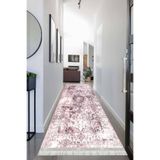 Motto Hali Otantik Perla Soft Yolluk Kaymaz Tabanlı Yıkanabilir Antibakteriyel Dijital Baskı Halı Yolluk, OTNN-4140B-PRL-80X300