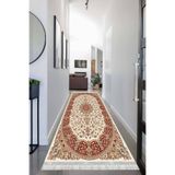 Motto Hali Otantik Perla Soft Yolluk Kaymaz Tabanlı Yıkanabilir Antibakteriyel Dijital Baskı Halı Yolluk, OTNN-4147A-PRL-80X300