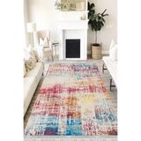 Motto Hali Pastel Eko Punto Kaymaz Tabanlı Yıkanabilir Antibakteriyel Dijital Baskı Pastel Halı Yolluk, PS-6028A-EKOPNT-80X300