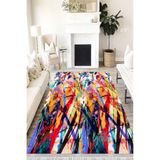 Motto Hali Pastel Eko Punto Kaymaz Tabanlı Yıkanabilir Antibakteriyel Dijital Baskı Pastel Halı Yolluk, PS-6035A-EKOPNT-120X180