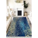 Motto Hali Pastel Punto Kaymaz Dot Tabanlı Yıkanabilir Antibakteriyel Dijital Baskı Pastel Halı Yolluk, PS-6021A-PNT-80X300