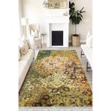 Motto Hali Pastel Punto Kaymaz Dot Tabanlı Yıkanabilir Antibakteriyel Dijital Baskı Pastel Halı Yolluk, PS-6033A-PNT-160X230