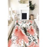 Motto Hali Pastel Punto Kaymaz Dot Tabanlı Yıkanabilir Antibakteriyel Dijital Baskı Pastel Halı Yolluk, PS-6063A-PNT-120X180