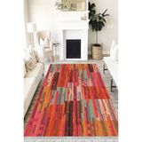 Motto Hali Pastel Verona Kaymaz Deri Tabanlı Yıkanabilir Antibakteriyel Dijital Baskı Pastel Halı Yolluk, PS-6030A-VRN-100X200