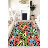Motto Hali Pastel Verona Kaymaz Deri Tabanlı Yıkanabilir Antibakteriyel Dijital Baskı Pastel Halı Yolluk, PS-6036A-VRN-120X180
