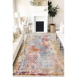 Motto Hali Pastel Westa Kaymaz Tabanlı Yıkanabilir Antibakteriyel Dijital Baskı Pastel Halı Kilim, PS-6071A-WST-120X180