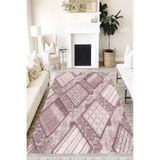 Motto Hali Patchwork Cotton Şönil Kaymaz Tabanlı Yıkanabilir Antibakteriyel Dijital Baskı Patchwork Halı Yolluk, PW-8066A-CTN-160X230