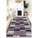 Motto Hali Patchwork Eko Punto Kaymaz Tabanlı Yıkanabilir Antibakteriyel Dijital Baskı Patchwork Halı Yolluk, PW-8023A-EKOPNT-100X200