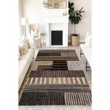Motto Hali Patchwork Eko Punto Kaymaz Tabanlı Yıkanabilir Antibakteriyel Dijital Baskı Patchwork Halı Yolluk, PW-8025A-EKOPNT-200X300