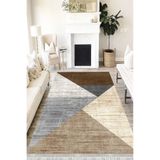 Motto Hali Patchwork Eko Punto Kaymaz Tabanlı Yıkanabilir Antibakteriyel Dijital Baskı Patchwork Halı Yolluk, PW-8026A-EKOPNT-80X300
