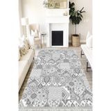 Motto Hali Patchwork Eko Punto Kaymaz Tabanlı Yıkanabilir Antibakteriyel Dijital Baskı Patchwork Halı Yolluk, PW-8029A-EKOPNT-200X300