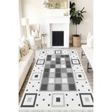 Motto Hali Patchwork Eko Punto Kaymaz Tabanlı Yıkanabilir Antibakteriyel Dijital Baskı Patchwork Halı Yolluk, PW-8033D-EKOPNT-200X300
