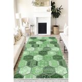 Motto Hali Patchwork Perla Soft Kaymaz Tabanlı Yıkanabilir Antibakteriyel Dijital Baskı Patchwork Halı Yolluk, PW-8028B-PRL-200X300
