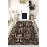 Motto Hali Patchwork Perla Soft Kaymaz Tabanlı Yıkanabilir Antibakteriyel Dijital Baskı Patchwork Halı Yolluk, PW-8032B-PRL-80X300