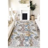 Motto Hali Patchwork Perla Soft Kaymaz Tabanlı Yıkanabilir Antibakteriyel Dijital Baskı Patchwork Halı Yolluk, PW-8097A-PRL-100X200