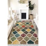 Motto Hali Patchwork Punto Kaymaz Dot Tabanlı Yıkanabilir Antibakteriyel Dijital Baskı Patchwork Halı Yolluk, PW-8036A-PNT-200X300