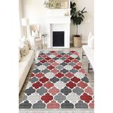 Motto Hali Patchwork Verona Kaymaz Deri Tabanlı Yıkanabilir Antibakteriyel Dijital Baskı Patchwork Halı Yolluk, PW-8034B-VRN-200X300