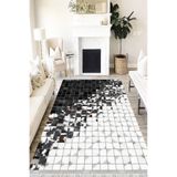Motto Hali Patchwork Verona Kaymaz Deri Tabanlı Yıkanabilir Antibakteriyel Dijital Baskı Patchwork Halı Yolluk, PW-8080A-VRN-80X300