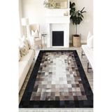 Motto Hali Patchwork Verona Kaymaz Deri Tabanlı Yıkanabilir Antibakteriyel Dijital Baskı Patchwork Halı Yolluk, PW-8156A-VRN-200X300