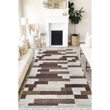 Motto Hali Patchwork Westa Kaymaz Tabanlı Yıkanabilir Antibakteriyel Dijital Baskı Patchwork Halı Kilim, PW-8022A-WST-120X180