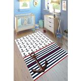 Motto Halı Perla Soft Kaymaz Tabanlı Yıkanabilir Antibakteriyel Dijital Baskı Çocuk Halısı, 80 x 150 CK-10050A-PRL