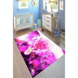 Motto Halı Perla Soft Kaymaz Tabanlı Yıkanabilir Antibakteriyel Dijital Baskı Çocuk Halısı, 80 x 150 CK-10057A-PRL