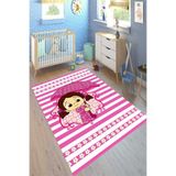 Motto Halı Perla Soft Kaymaz Tabanlı Yıkanabilir Antibakteriyel Dijital Baskı Çocuk Halısı, 80 x 150 CK-10059A-PRL