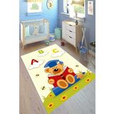 Motto Halı Perla Soft Kaymaz Tabanlı Yıkanabilir Antibakteriyel Dijital Baskı Çocuk Halısı, 80 x 150 CK-10079A-PRL