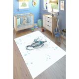 Motto Hali Perla Soft Kaymaz Tabanlı Yıkanabilir Antibakteriyel Dijital Baskı Çocuk Halısı, CK-10001B-PRL-160X230