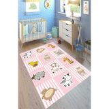 Motto Hali Perla Soft Kaymaz Tabanlı Yıkanabilir Antibakteriyel Dijital Baskı Çocuk Halısı, CK-10002B-PRL-200X300