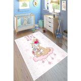 Motto Hali Perla Soft Kaymaz Tabanlı Yıkanabilir Antibakteriyel Dijital Baskı Çocuk Halısı, CK-10003B-PRL-100X200