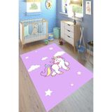 Motto Hali Perla Soft Kaymaz Tabanlı Yıkanabilir Antibakteriyel Dijital Baskı Çocuk Halısı, CK-10028C-PRL-120X180