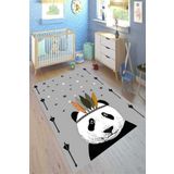 Motto Hali Perla Soft Kaymaz Tabanlı Yıkanabilir Antibakteriyel Dijital Baskı Çocuk Halısı, CK-10094A-PRL-100X200
