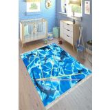 Motto Hali Perla Soft Kaymaz Tabanlı Yıkanabilir Antibakteriyel Dijital Baskı Çocuk Halısı, CK-10101A-PRL-160X230