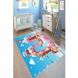 Motto Hali Perla Soft Kaymaz Tabanlı Yıkanabilir Antibakteriyel Dijital Baskı Çocuk Halısı, CK-10139A-PRL-160X230