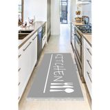 Motto Hali Perla Soft Kaymaz Tabanlı Yıkanabilir Antibakteriyel Dijital Baskı Mutfak Halısı, MK-9020D-PRL-100X200