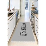 Motto Hali Perla Soft Kaymaz Tabanlı Yıkanabilir Antibakteriyel Dijital Baskı Mutfak Halısı, MK-9020G-PRL-80X150