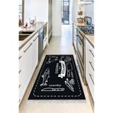 Motto Hali Perla Soft Kaymaz Tabanlı Yıkanabilir Antibakteriyel Dijital Baskı Mutfak Halısı, MK-9023A-PRL-100X150