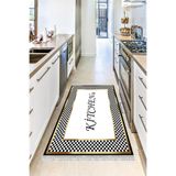 Motto Hali Perla Soft Kaymaz Tabanlı Yıkanabilir Antibakteriyel Dijital Baskı Mutfak Halısı, MK-9025A-PRL-100X200