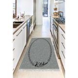 Motto Hali Perla Soft Kaymaz Tabanlı Yıkanabilir Antibakteriyel Dijital Baskı Mutfak Halısı, MK-9044A-PRL-100X200