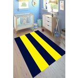 Motto Hali Punto Kaymaz Dot Tabanlı Yıkanabilir Antibakteriyel Dijital Baskı Çocuk Halısı, CK-10018B-PNT-200X300