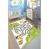 Motto Hali Punto Kaymaz Dot Tabanlı Yıkanabilir Antibakteriyel Dijital Baskı Çocuk Halısı, CK-10123A-PNT-200X300