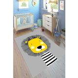 Motto Hali Punto Kaymaz Dot Tabanlı Yıkanabilir Dijital Baskı Çocuk Halısı, CK-10090A-PNT-100X200