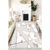 Motto Hali Stone Cotton Şönil Kaymaz Tabanlı Yıkanabilir Antibakteriyel Dijital Baskı Halı Yolluk, ST-1009B-CTN-80X300