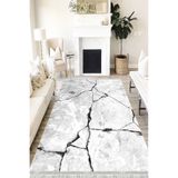 Motto Hali Stone Cotton Şönil Kaymaz Tabanlı Yıkanabilir Antibakteriyel Dijital Baskı Halı Yolluk, ST-1019C-CTN-120X180