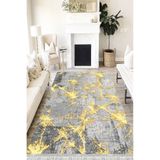Motto Hali Stone Cotton Şönil Kaymaz Tabanlı Yıkanabilir Antibakteriyel Dijital Baskı Halı Yolluk, ST-1065C-CTN-120X180