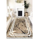 Motto Hali Stone Eko Punto Kaymaz Dot Tabanlı Yıkanabilir Antibakteriyel Dijital Baskı Halı Yolluk, ST-1001A-EKOPNT-200X300