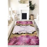 Motto Hali Stone Eko Punto Kaymaz Dot Tabanlı Yıkanabilir Antibakteriyel Dijital Baskı Halı Yolluk, ST-1025K-EKOPNT-200X300