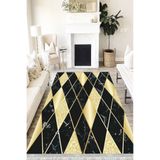 Motto Hali Stone Eko Punto Kaymaz Dot Tabanlı Yıkanabilir Antibakteriyel Dijital Baskı Halı Yolluk, ST-1032A-EKOPNT-80X300